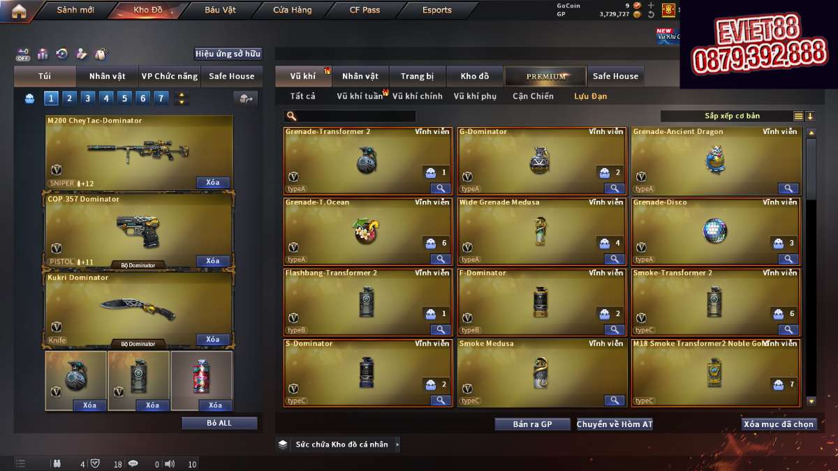 shop acc cf uy tin gia re